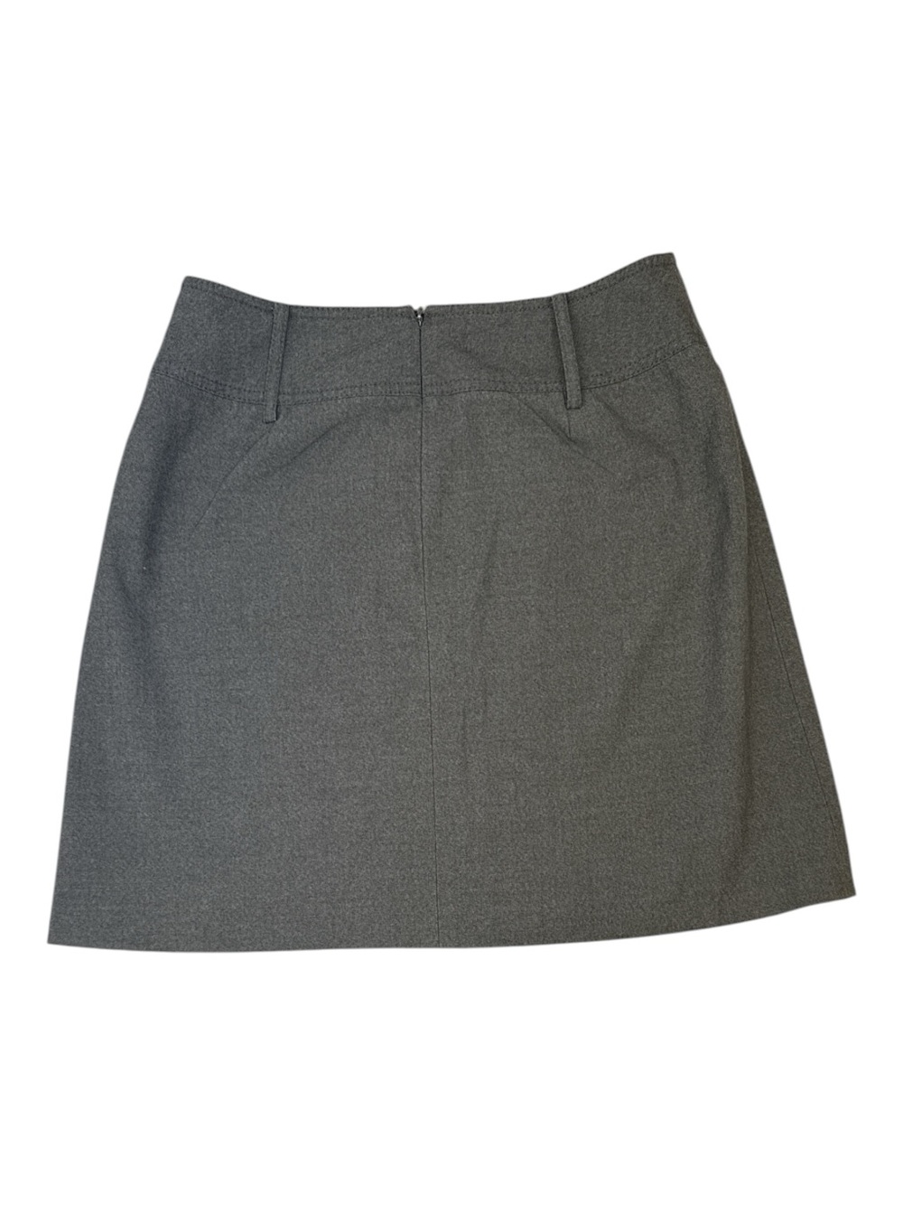 Vintage The Limited Stretch Y2K Gray Mini Skirt Size 6 Made in USA - Picture 4 of 14